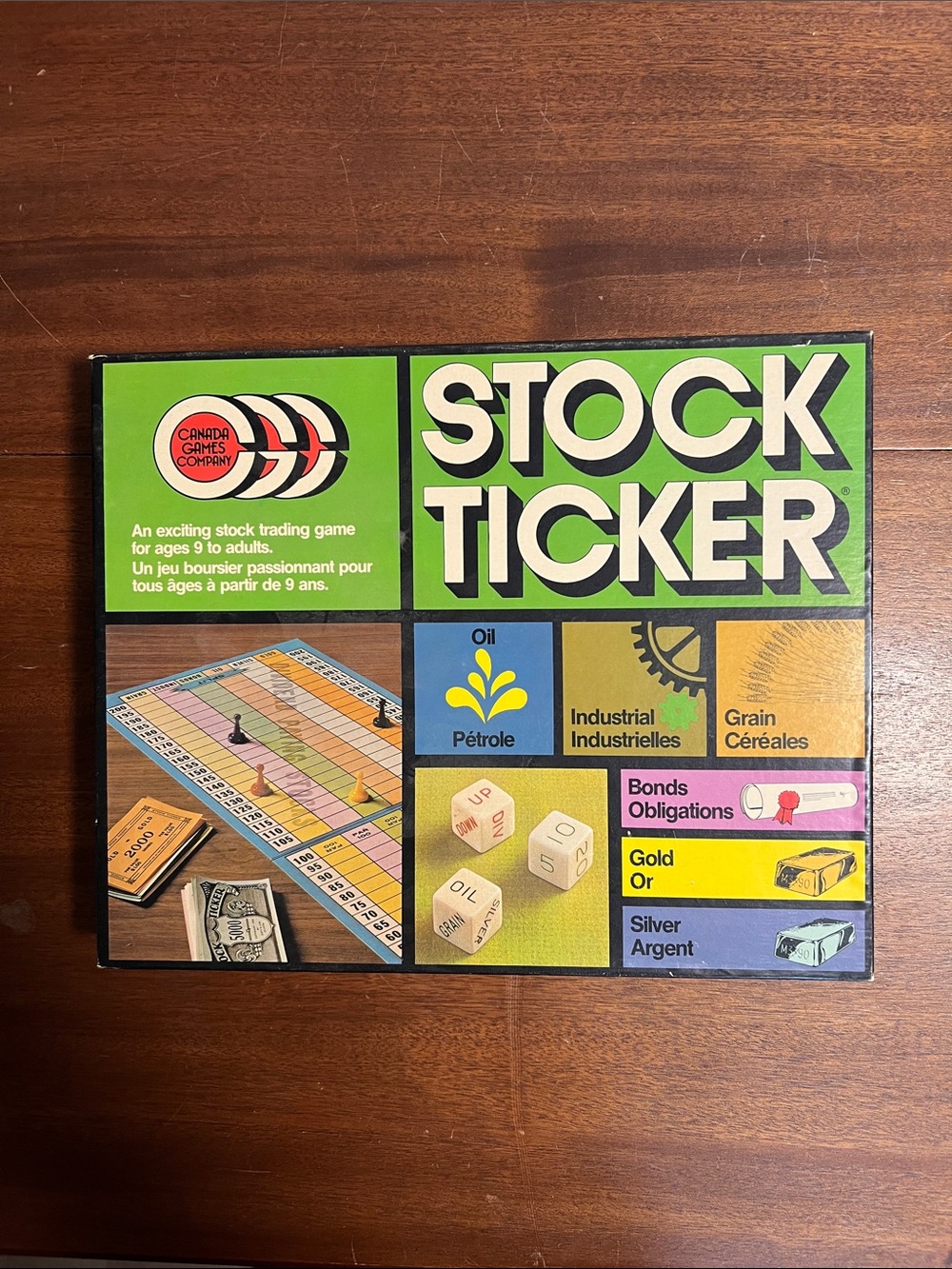 Classic Stock Ticker Board Game